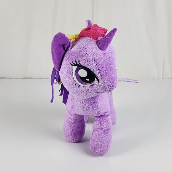Hasbro 2014 My Little Pony Twilight Sparkle Purple Pegasus Unicorn Plush - Picture 2 of 11